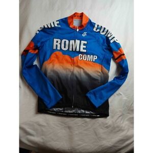 Champion System Rome Comp Cycling Jersey Mens Medium Blue Orange Mountain Bike